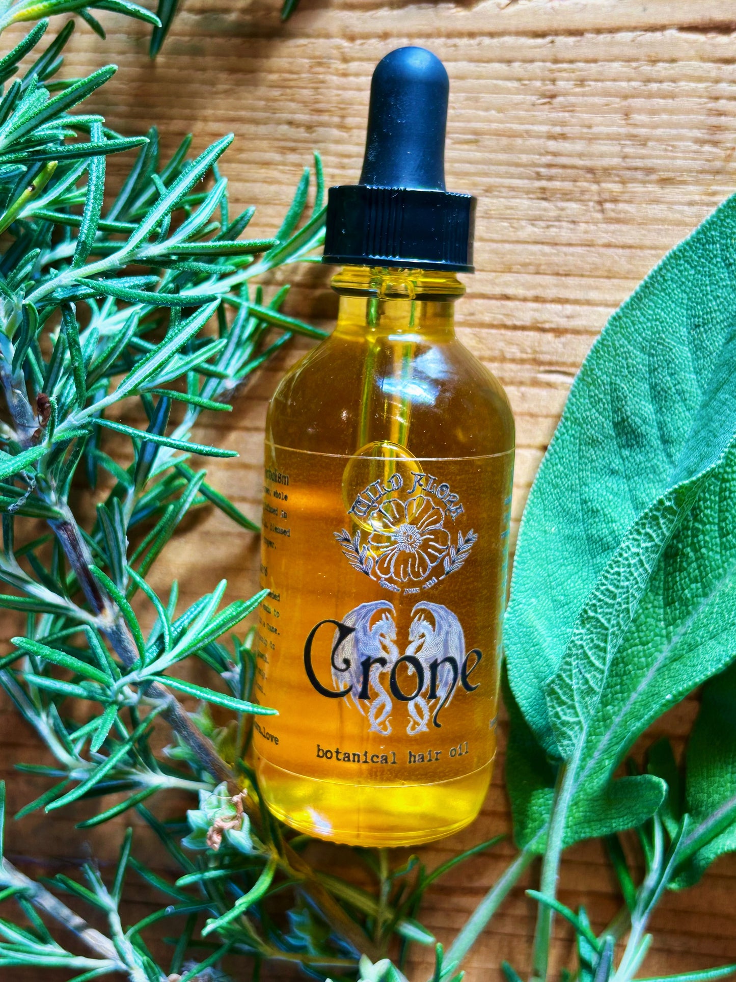Crone Botanical Oil: Rosemary Hair Oil