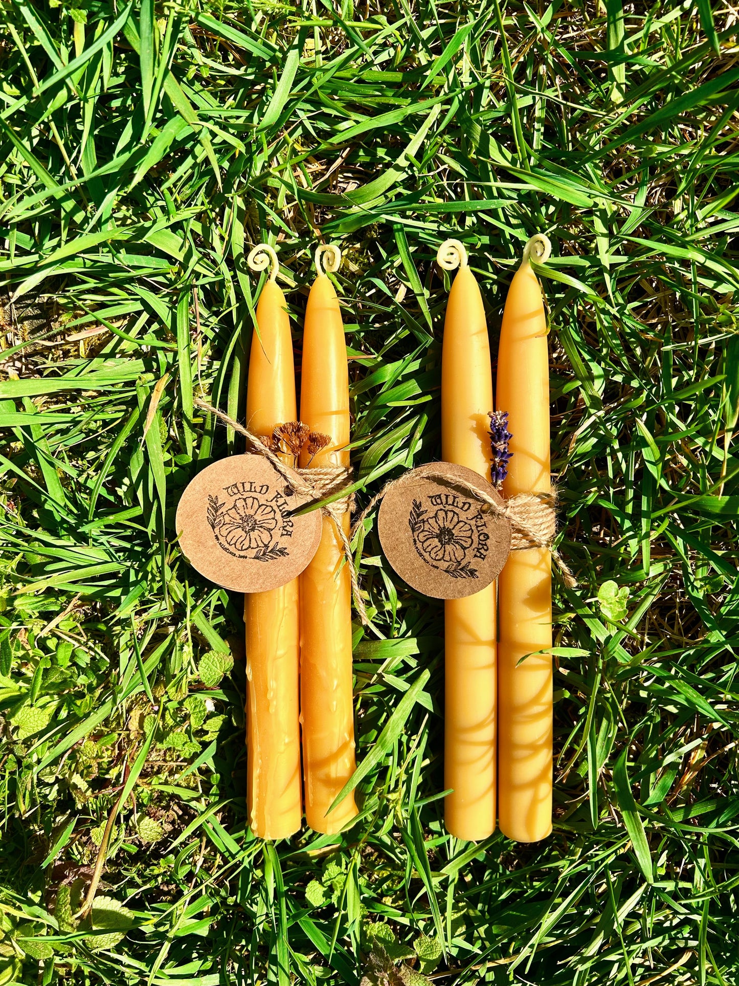 High Priestess Beeswax Taper Candles