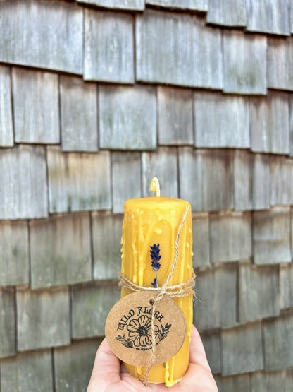 Pillar of Light Beeswax Candle