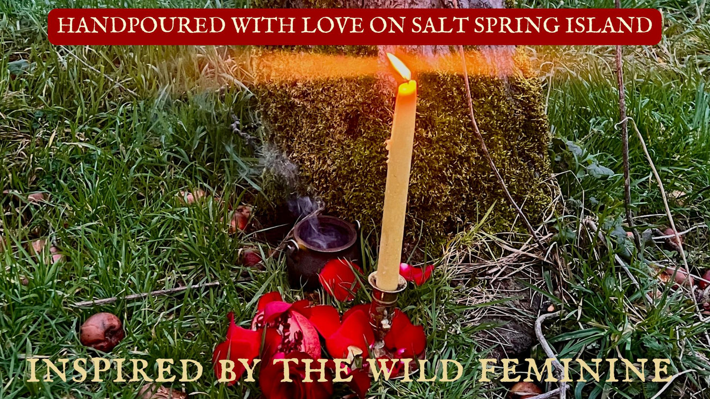 High Priestess Beeswax Taper Candles