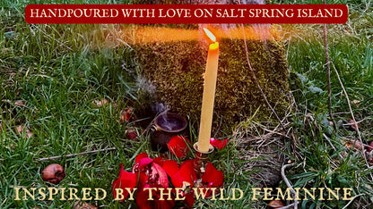 High Priestess Beeswax Taper Candles